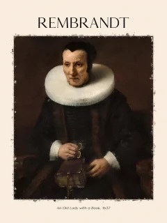 Uma Idosa com um Livro