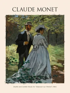 Bazille e Camille (Estudo para "O Almoço na Relva")