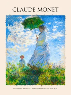 Mulher com Sombrinha — Madame Monet e seu Filho